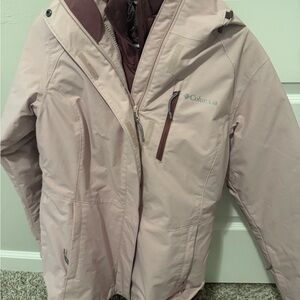 Columbia Women's Light Pink Ski Jacket